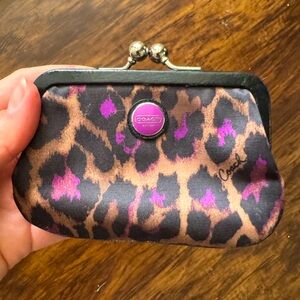 Coach Leopard Coin Purse